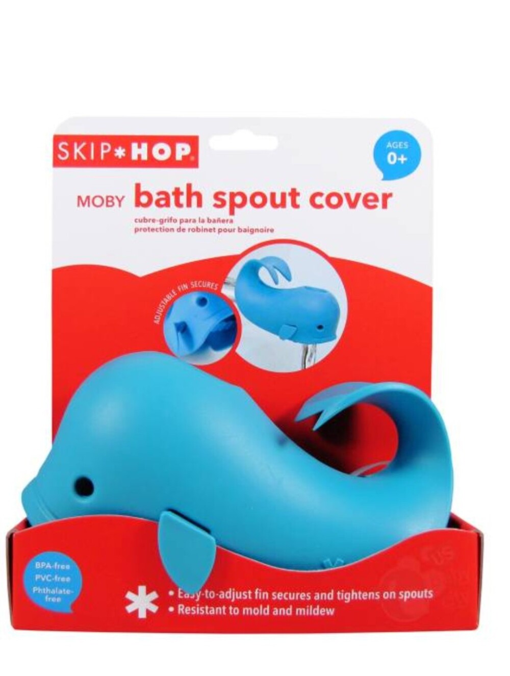 Skip Hop Kids Moby Bath Spout Cover in Bright Blue